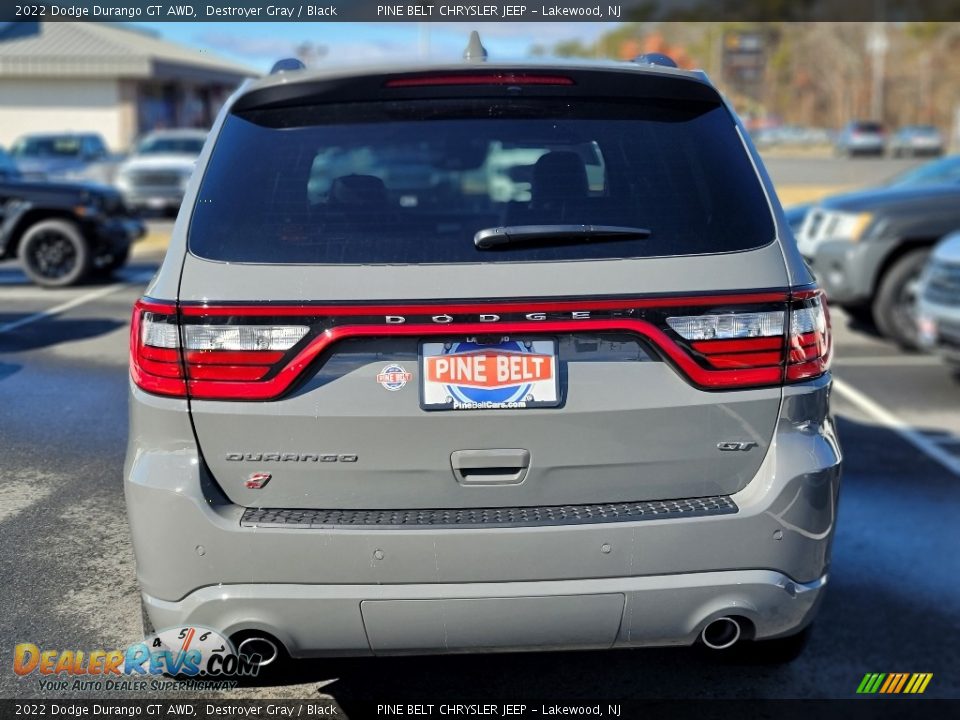 2022 Dodge Durango GT AWD Destroyer Gray / Black Photo #7