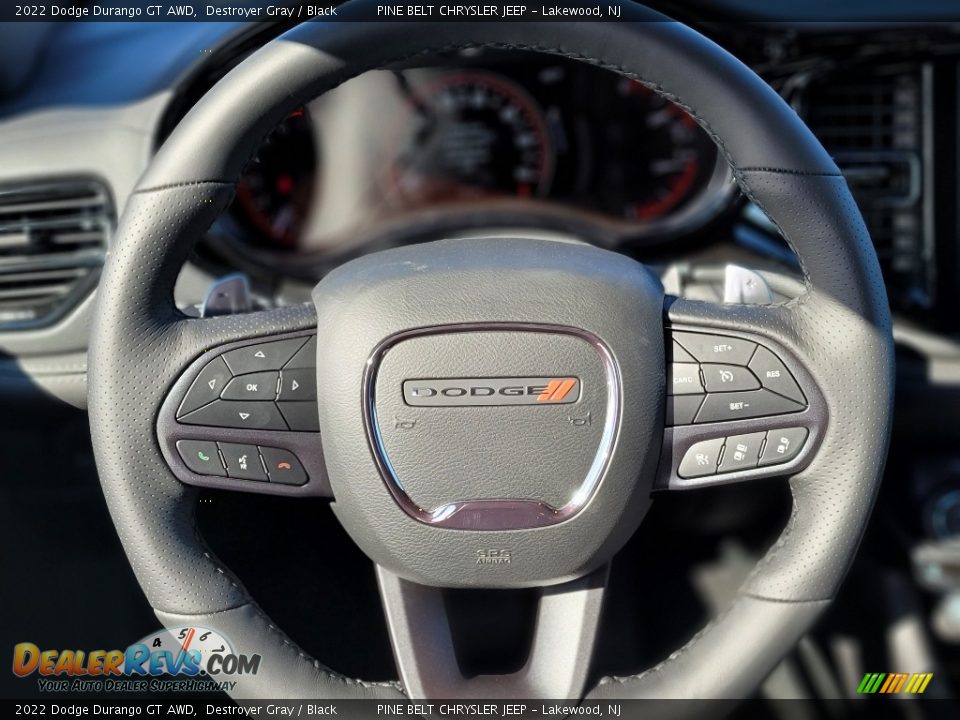 2022 Dodge Durango GT AWD Steering Wheel Photo #11