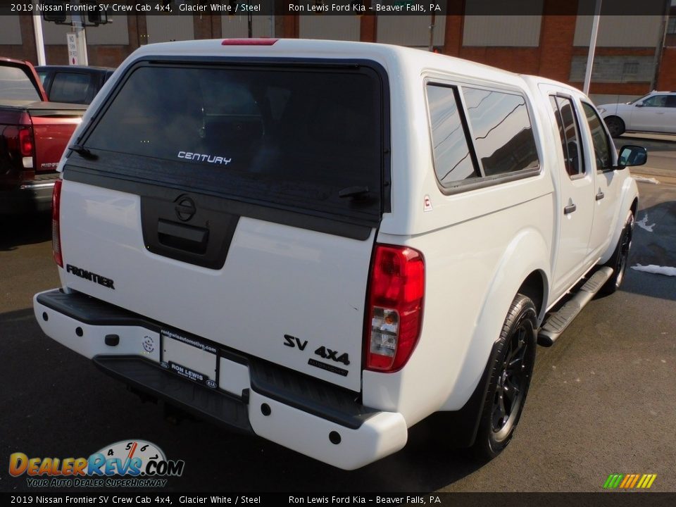 2019 Nissan Frontier SV Crew Cab 4x4 Glacier White / Steel Photo #2