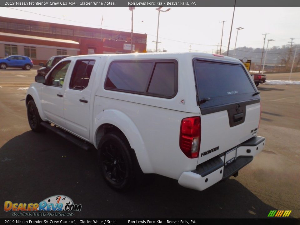 2019 Nissan Frontier SV Crew Cab 4x4 Glacier White / Steel Photo #5