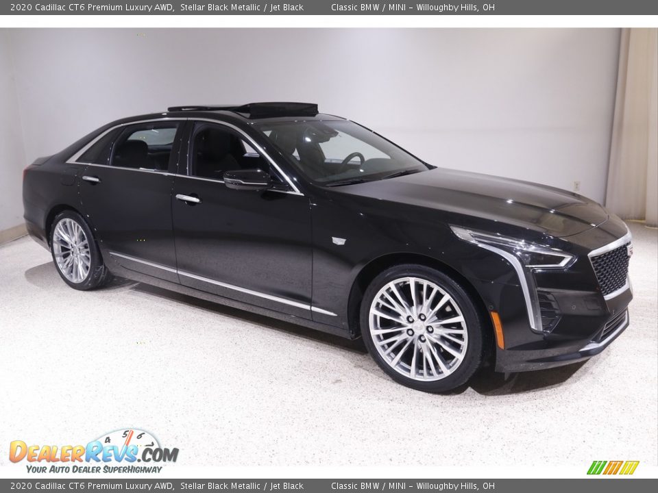 2020 Cadillac CT6 Premium Luxury AWD Stellar Black Metallic / Jet Black Photo #1