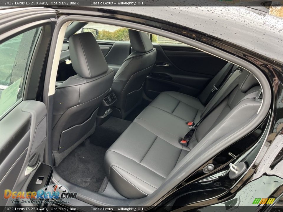 Rear Seat of 2022 Lexus ES 250 AWD Photo #3