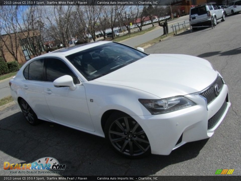 2013 Lexus GS 350 F Sport Starfire White Pearl / Flaxen Photo #3