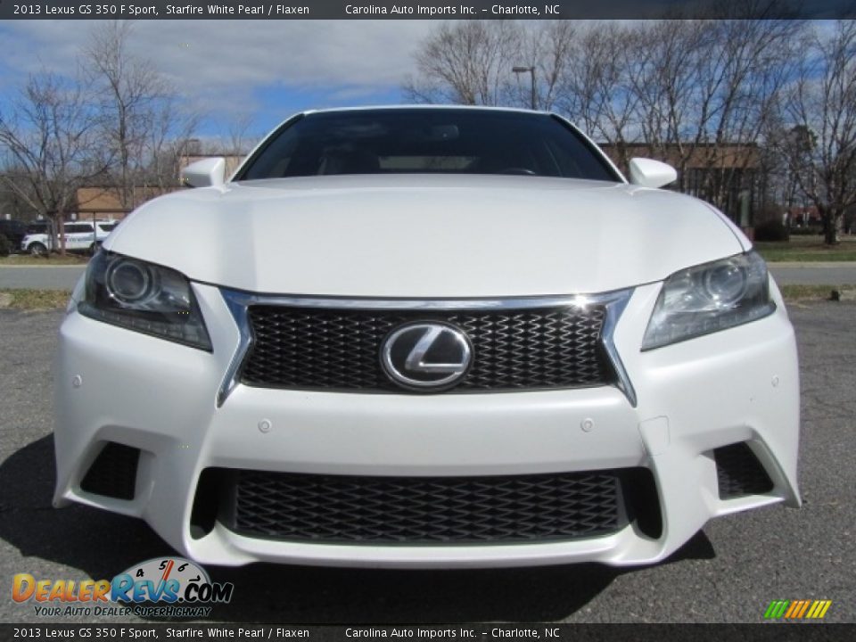 2013 Lexus GS 350 F Sport Starfire White Pearl / Flaxen Photo #4