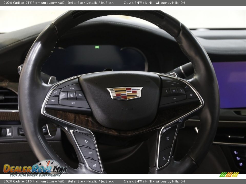 2020 Cadillac CT6 Premium Luxury AWD Stellar Black Metallic / Jet Black Photo #7