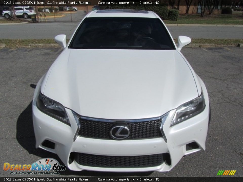 2013 Lexus GS 350 F Sport Starfire White Pearl / Flaxen Photo #5