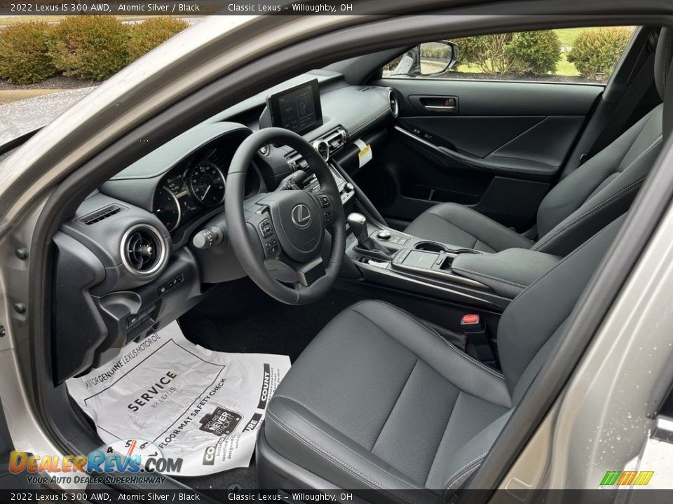 Black Interior - 2022 Lexus IS 300 AWD Photo #2