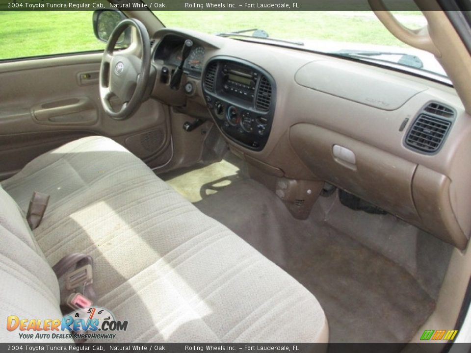 Front Seat of 2004 Toyota Tundra Regular Cab Photo #2