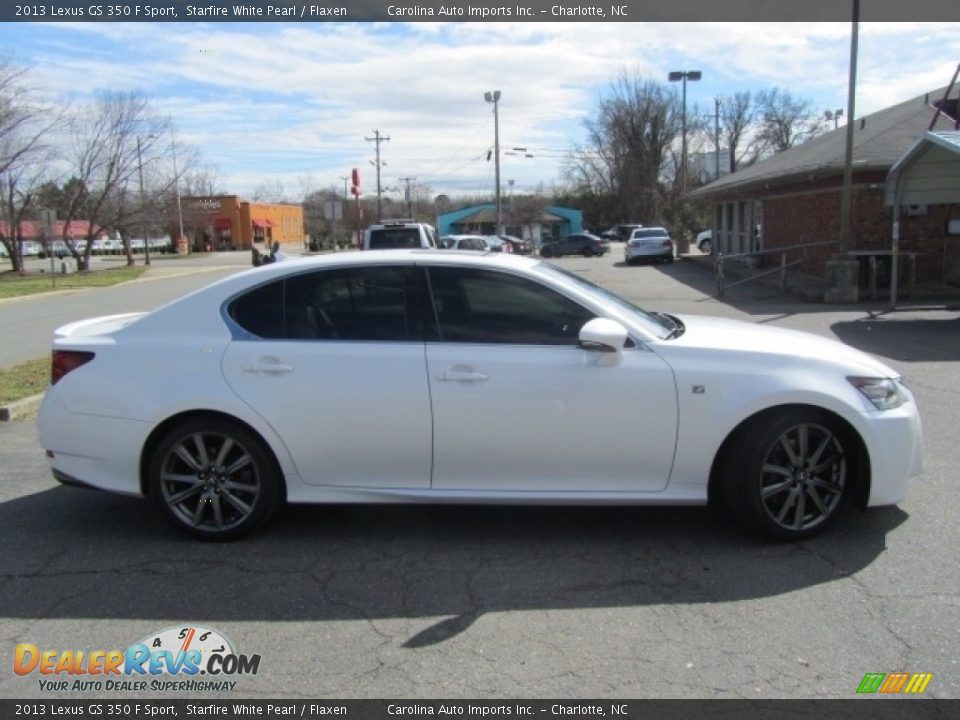 2013 Lexus GS 350 F Sport Starfire White Pearl / Flaxen Photo #11