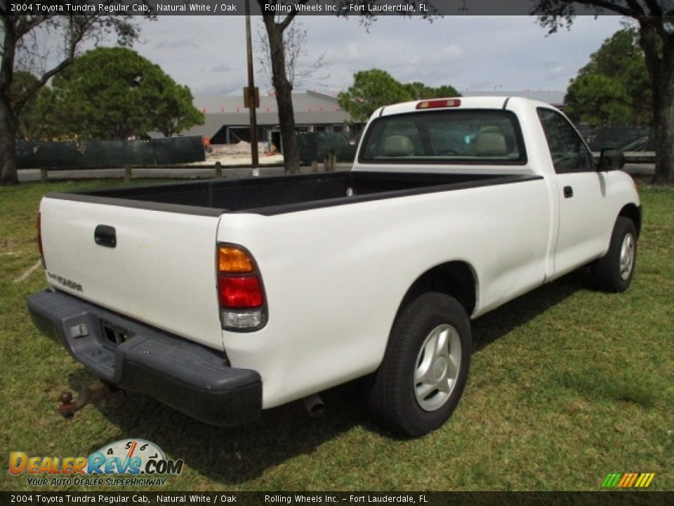 2004 Toyota Tundra Regular Cab Natural White / Oak Photo #5