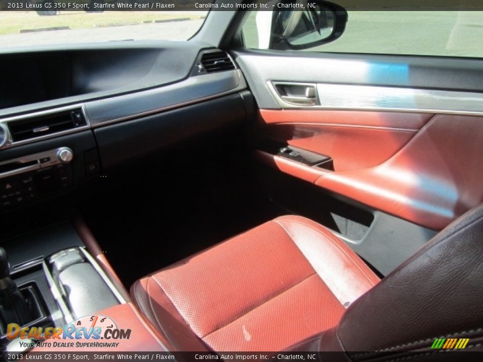 2013 Lexus GS 350 F Sport Starfire White Pearl / Flaxen Photo #14