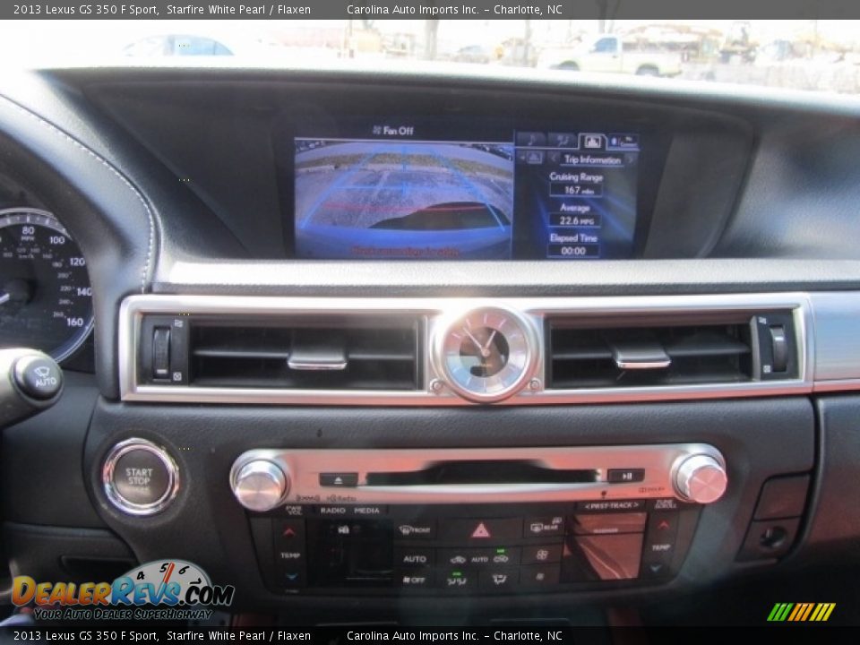 2013 Lexus GS 350 F Sport Starfire White Pearl / Flaxen Photo #15