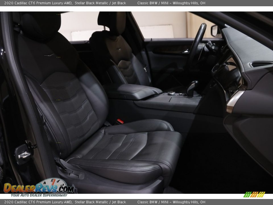 2020 Cadillac CT6 Premium Luxury AWD Stellar Black Metallic / Jet Black Photo #17