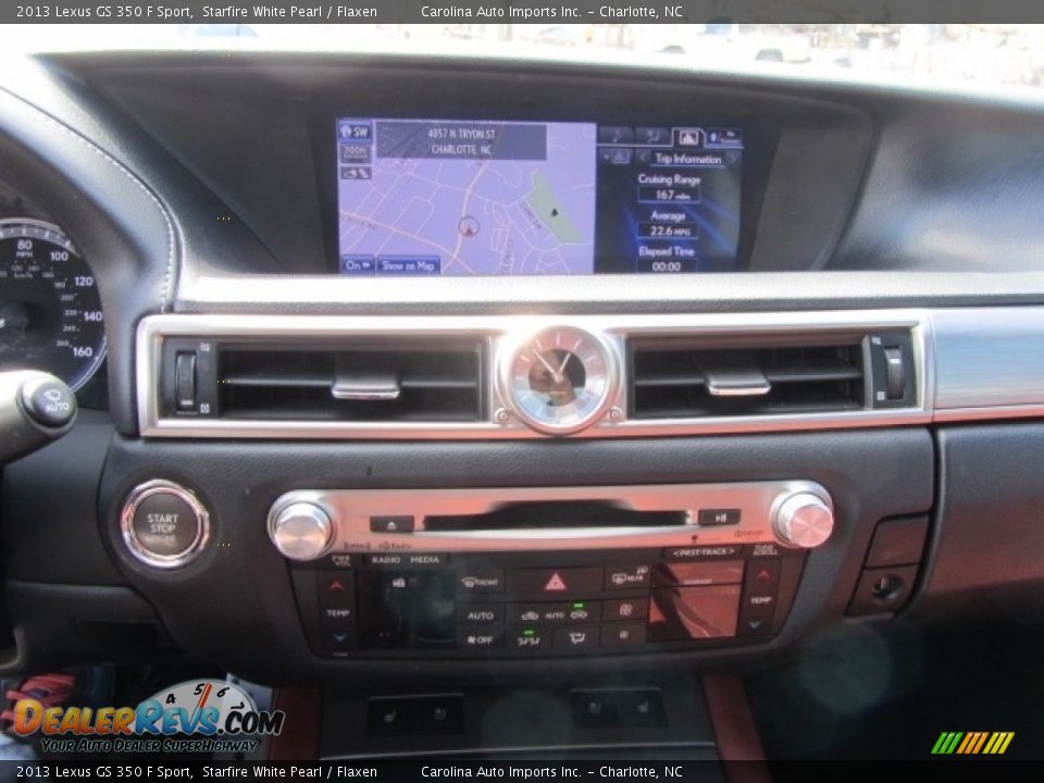 2013 Lexus GS 350 F Sport Starfire White Pearl / Flaxen Photo #16