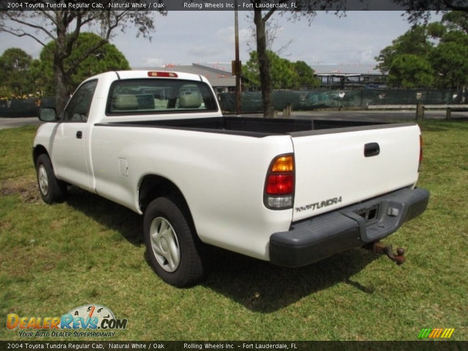 2004 Toyota Tundra Regular Cab Natural White / Oak Photo #9