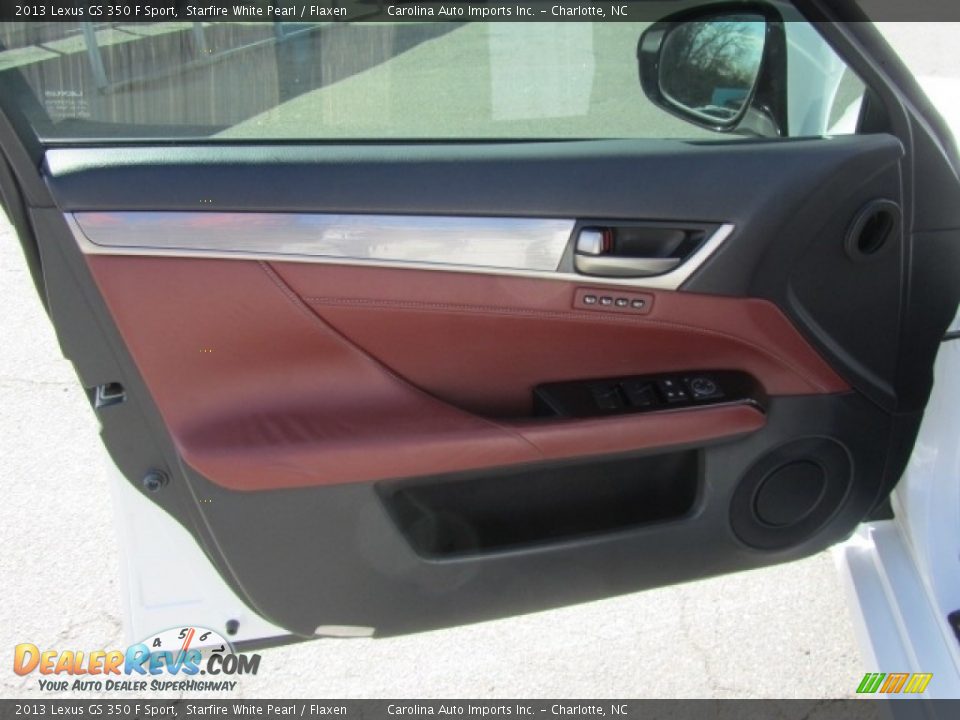 2013 Lexus GS 350 F Sport Starfire White Pearl / Flaxen Photo #18
