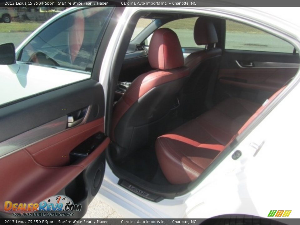 2013 Lexus GS 350 F Sport Starfire White Pearl / Flaxen Photo #20