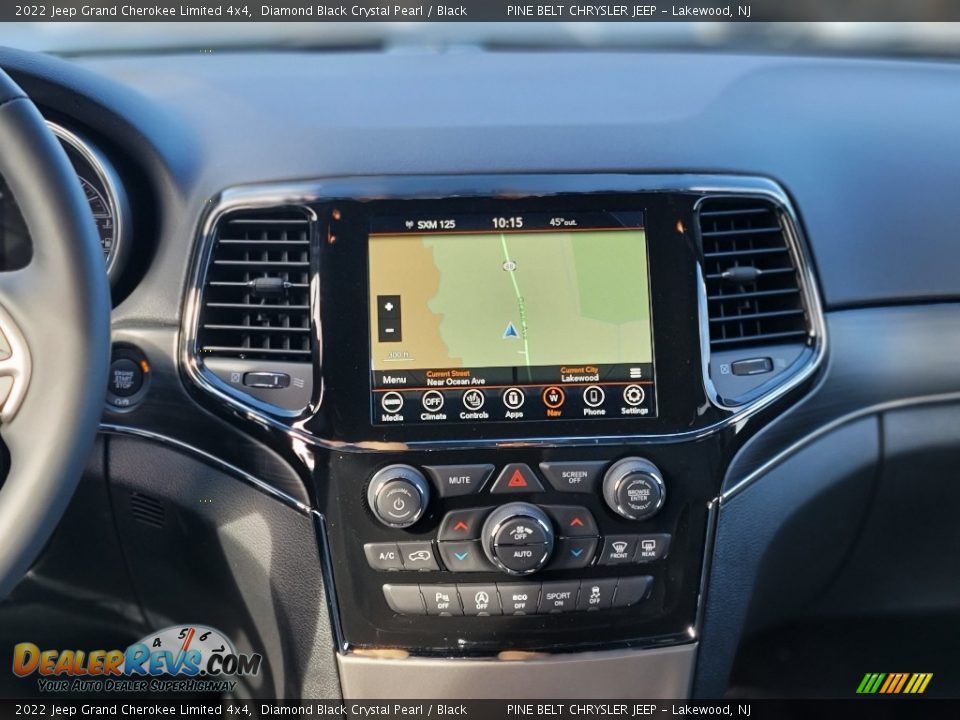 2022 Jeep Grand Cherokee Limited 4x4 Diamond Black Crystal Pearl / Black Photo #11