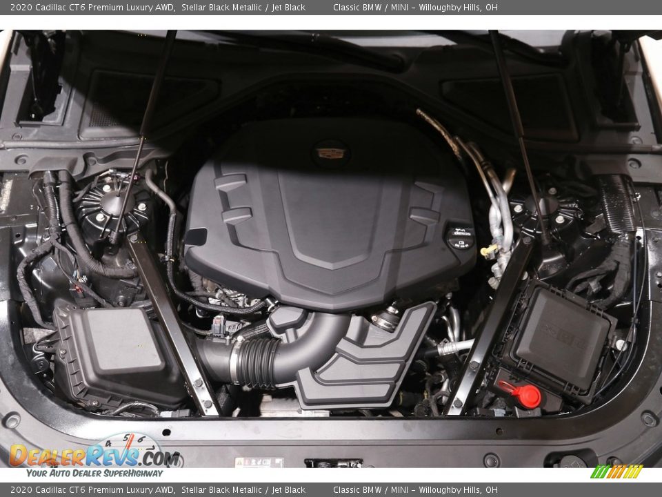 2020 Cadillac CT6 Premium Luxury AWD Stellar Black Metallic / Jet Black Photo #23