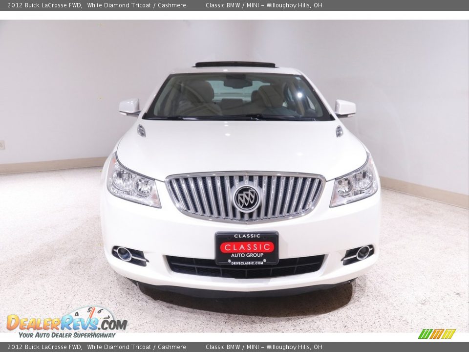 2012 Buick LaCrosse FWD White Diamond Tricoat / Cashmere Photo #2