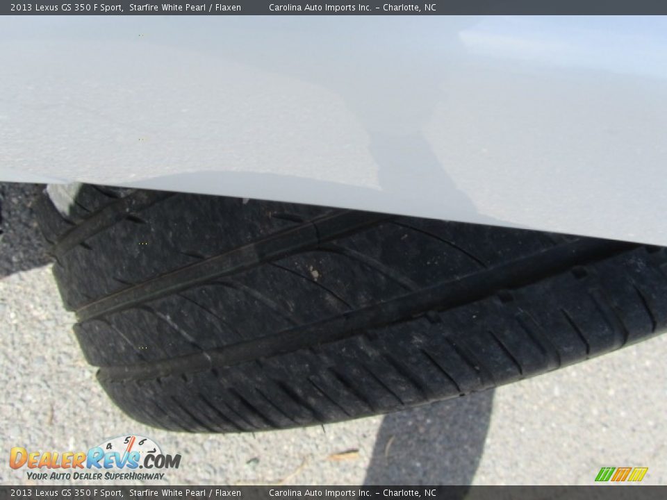 2013 Lexus GS 350 F Sport Starfire White Pearl / Flaxen Photo #27