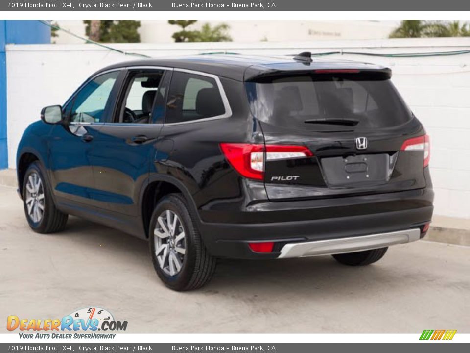 2019 Honda Pilot EX-L Crystal Black Pearl / Black Photo #2