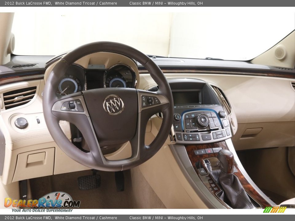 2012 Buick LaCrosse FWD White Diamond Tricoat / Cashmere Photo #6