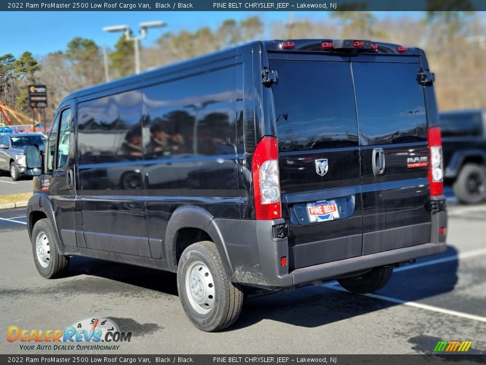 2022 Ram ProMaster 2500 Low Roof Cargo Van Black / Black Photo #6