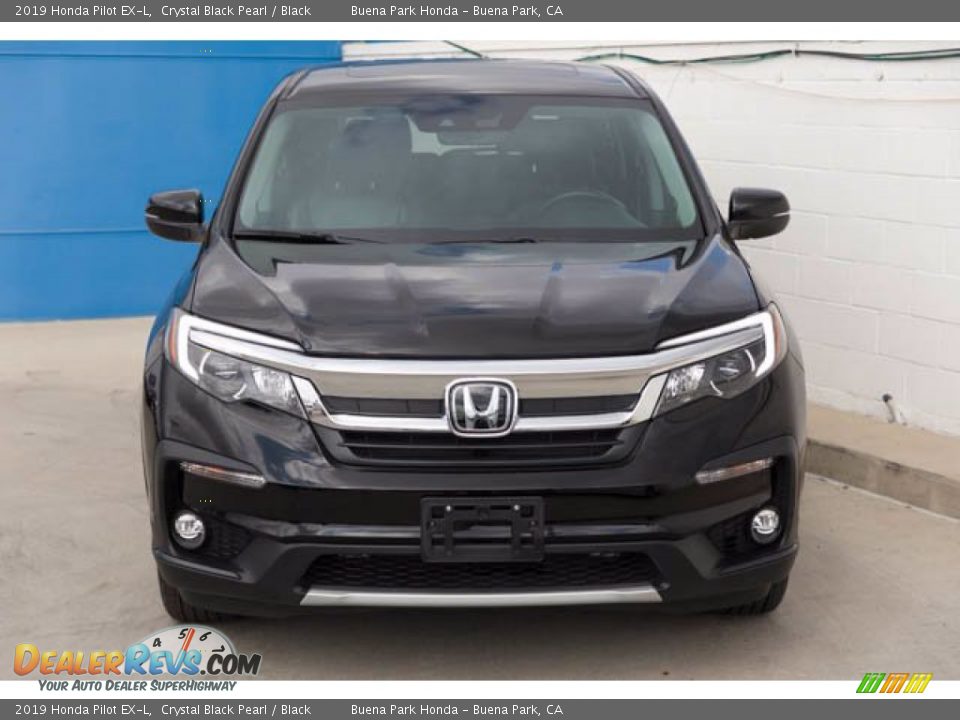 2019 Honda Pilot EX-L Crystal Black Pearl / Black Photo #7