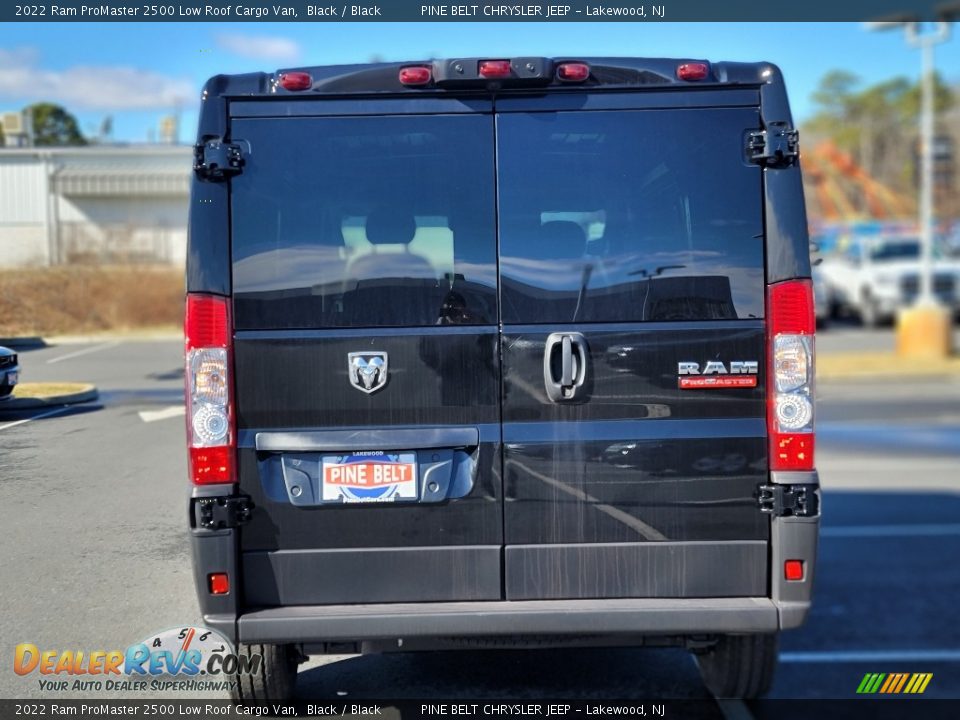 2022 Ram ProMaster 2500 Low Roof Cargo Van Black / Black Photo #7