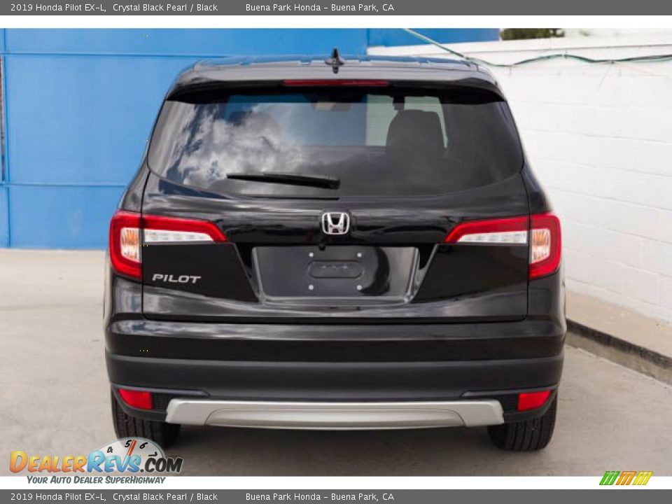 2019 Honda Pilot EX-L Crystal Black Pearl / Black Photo #9