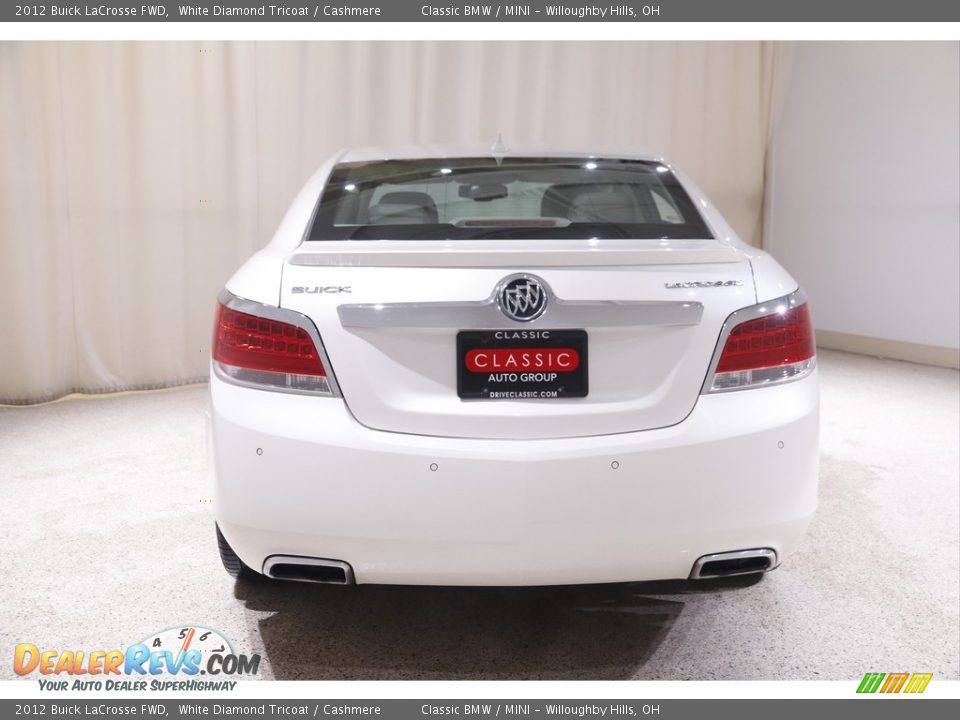 2012 Buick LaCrosse FWD White Diamond Tricoat / Cashmere Photo #16