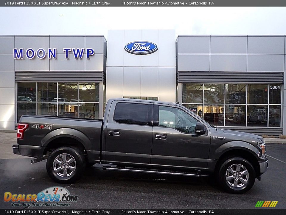 2019 Ford F150 XLT SuperCrew 4x4 Magnetic / Earth Gray Photo #1