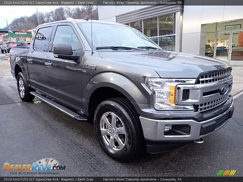 2019 Ford F150 XLT SuperCrew 4x4 Magnetic / Earth Gray Photo #8