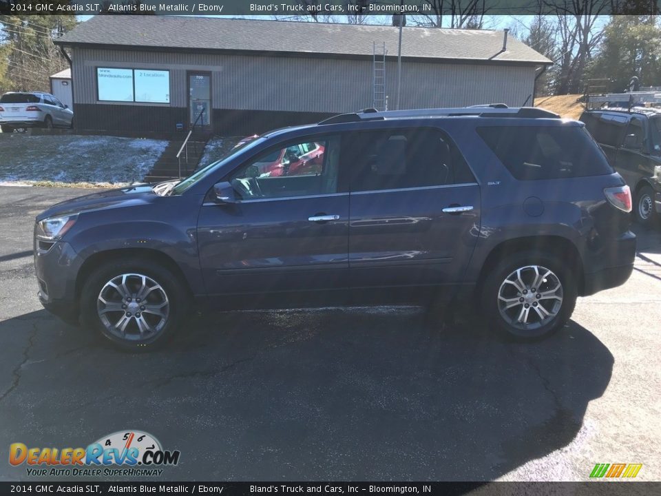 2014 GMC Acadia SLT Atlantis Blue Metallic / Ebony Photo #1