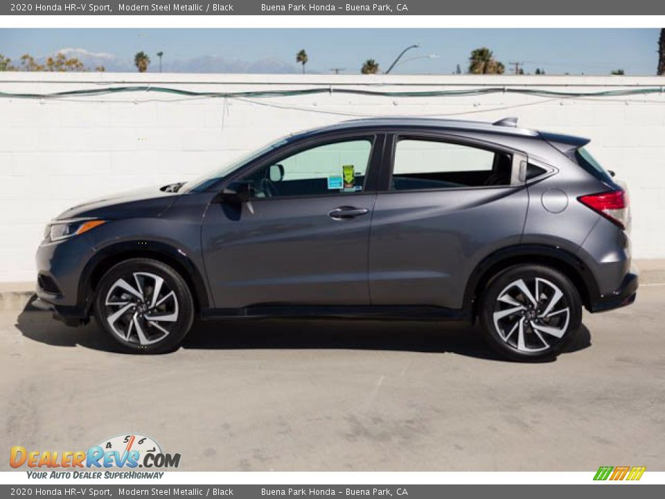 2020 Honda HR-V Sport Modern Steel Metallic / Black Photo #8