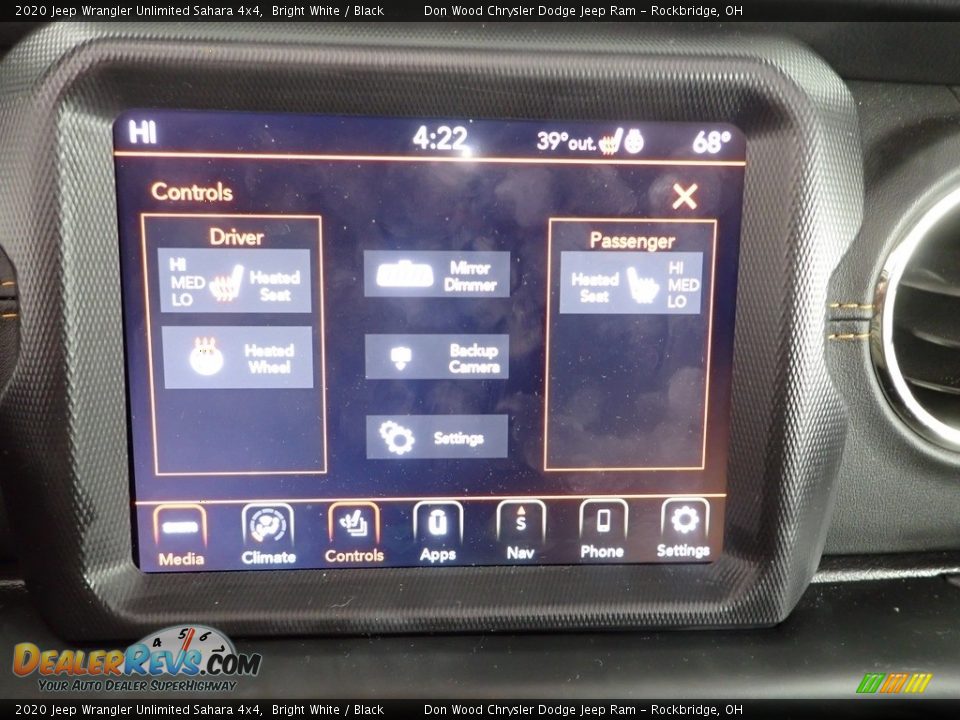 2020 Jeep Wrangler Unlimited Sahara 4x4 Bright White / Black Photo #3