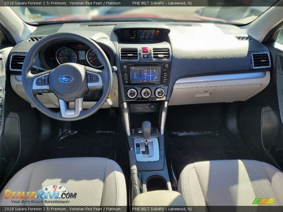 2018 Subaru Forester 2.5i Premium Venetian Red Pearl / Platinum Photo #6