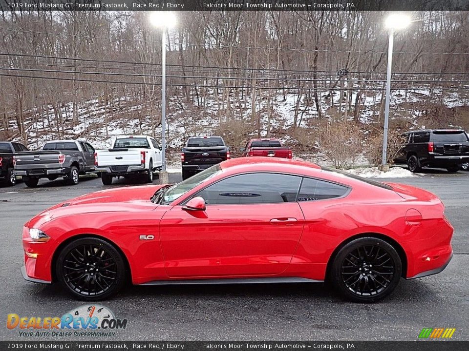 2019 Ford Mustang GT Premium Fastback Race Red / Ebony Photo #5