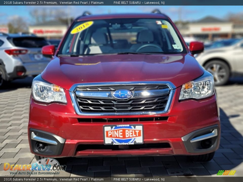 2018 Subaru Forester 2.5i Premium Venetian Red Pearl / Platinum Photo #15