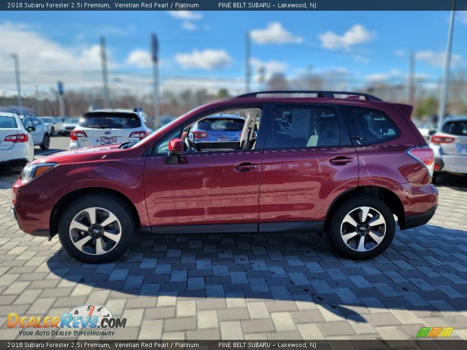 2018 Subaru Forester 2.5i Premium Venetian Red Pearl / Platinum Photo #16
