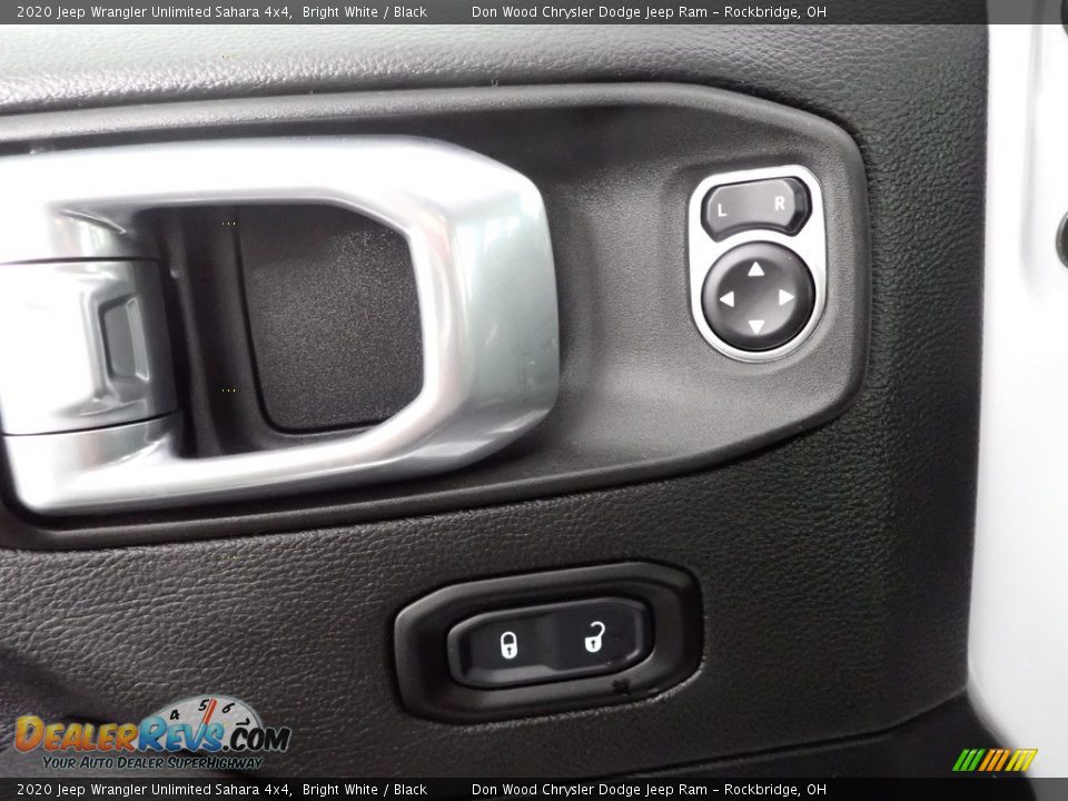 2020 Jeep Wrangler Unlimited Sahara 4x4 Bright White / Black Photo #19