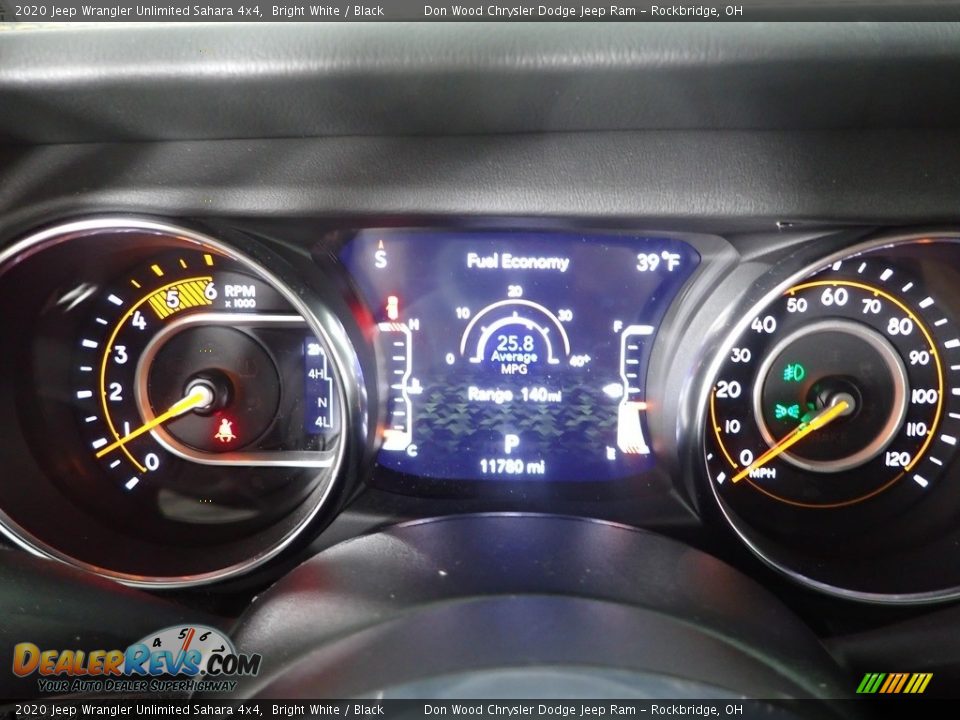 2020 Jeep Wrangler Unlimited Sahara 4x4 Bright White / Black Photo #25