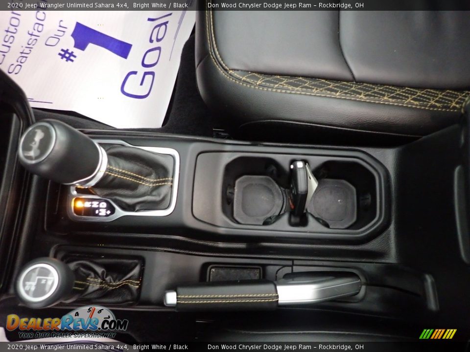 2020 Jeep Wrangler Unlimited Sahara 4x4 Bright White / Black Photo #27