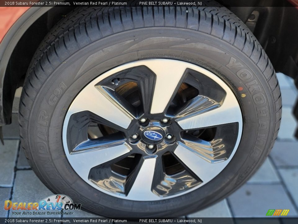 2018 Subaru Forester 2.5i Premium Venetian Red Pearl / Platinum Photo #29