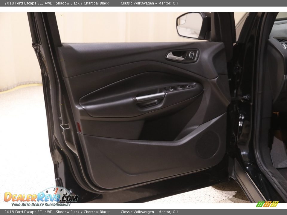 2018 Ford Escape SEL 4WD Shadow Black / Charcoal Black Photo #4