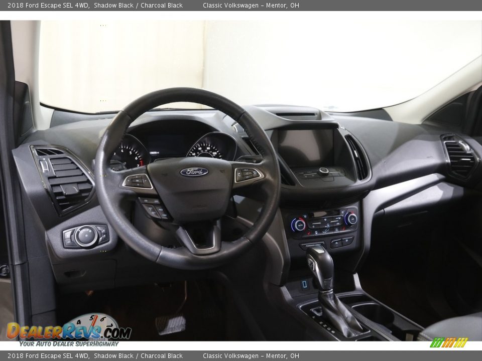 2018 Ford Escape SEL 4WD Shadow Black / Charcoal Black Photo #6