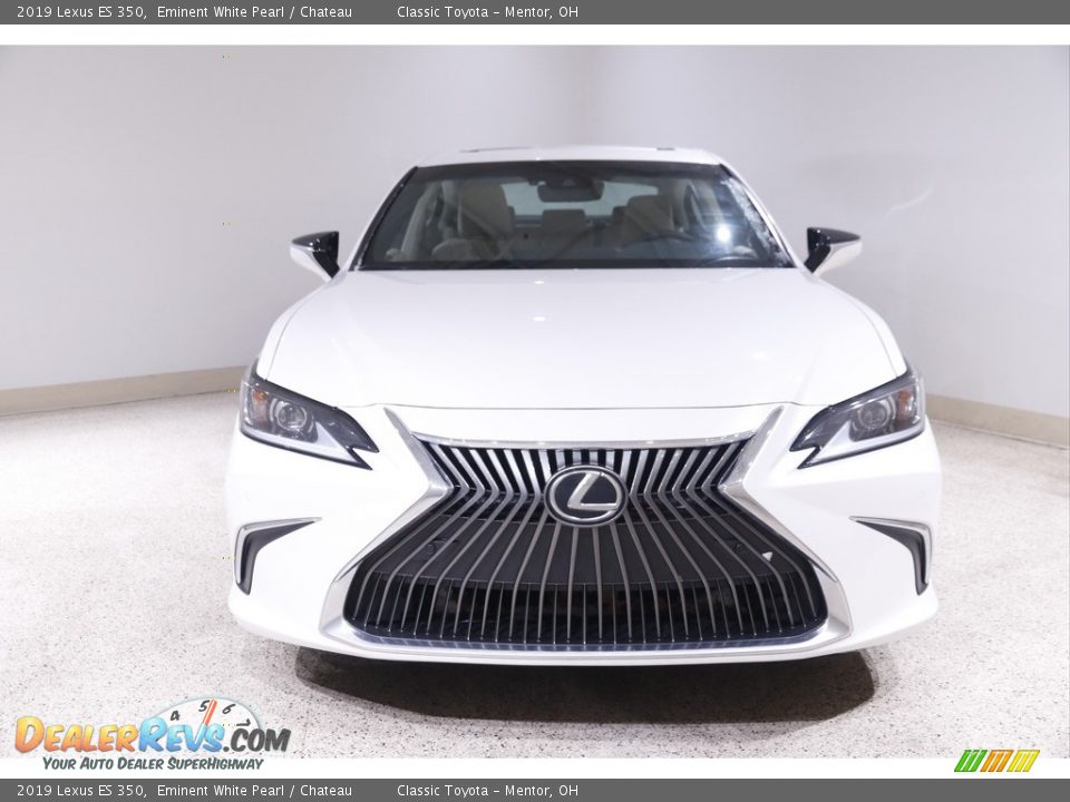 2019 Lexus ES 350 Eminent White Pearl / Chateau Photo #2