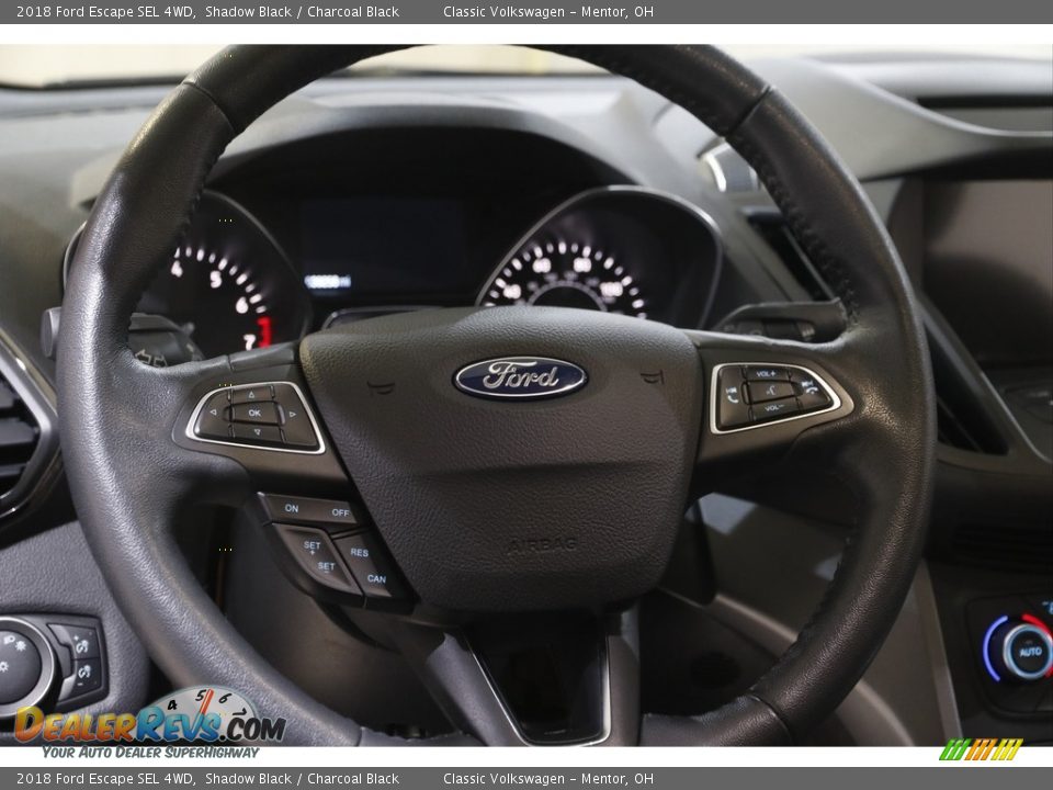 2018 Ford Escape SEL 4WD Shadow Black / Charcoal Black Photo #7