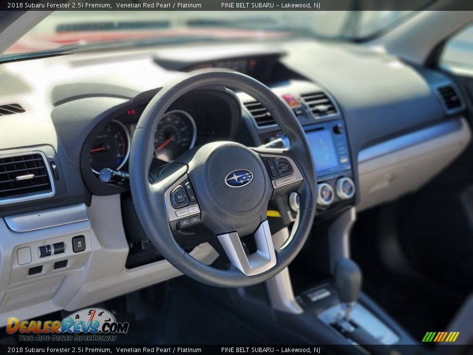 2018 Subaru Forester 2.5i Premium Venetian Red Pearl / Platinum Photo #34